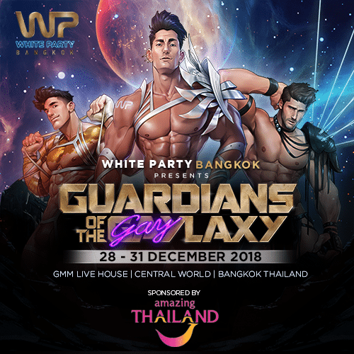 WHITE PARTY BANGKOK is Thailand’s largest gay New Year Festival. 